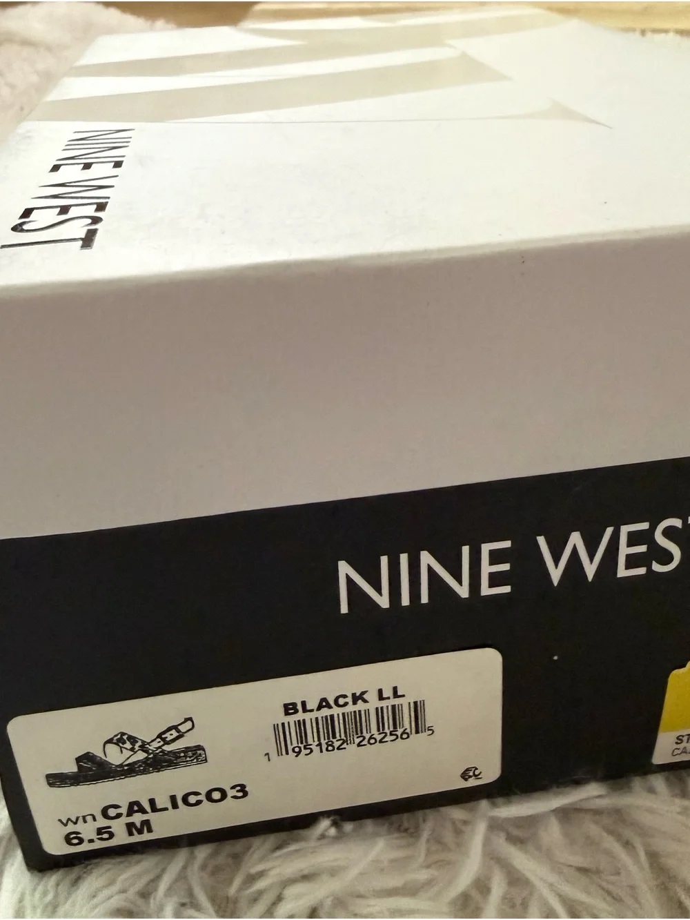 Nine West Calico3 Black Espadrille Sandals